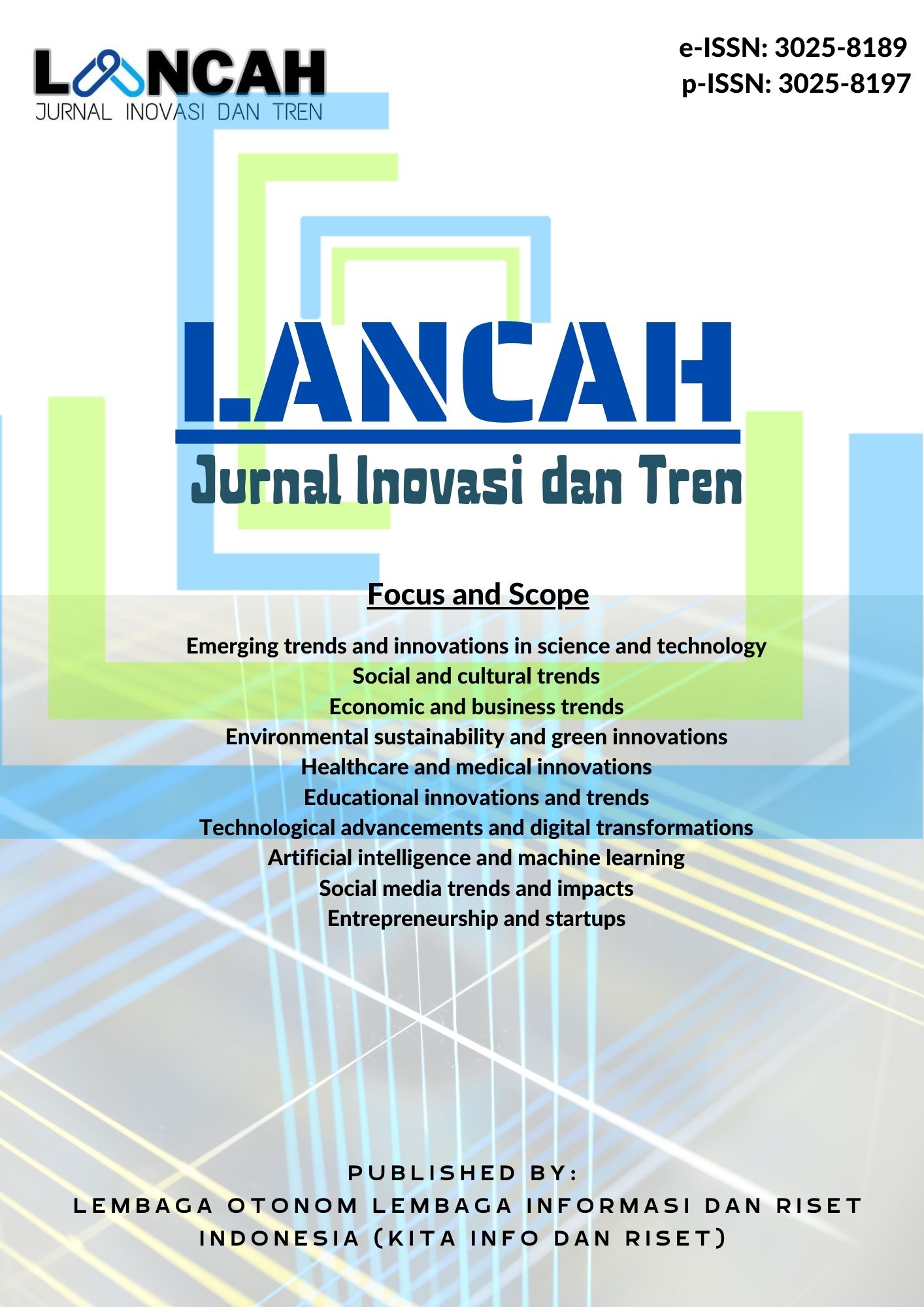 Cover: LANCAH: Jurnal Inovasi dan Tren