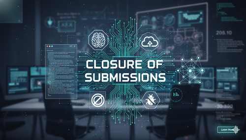 Closure of Submissions for Volume 5, Number 3 (December 2025)
